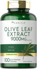 Carlyle Olive Leaf Extract bottle with capsules for daily wellness support