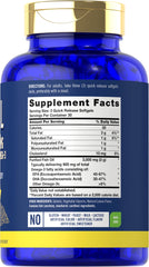 Carlyle omega-3 900mg softgels image highlighting easy daily supplementation.