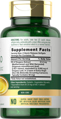 Carlyle Oregano Oil softgels arranged for easy daily dosing.