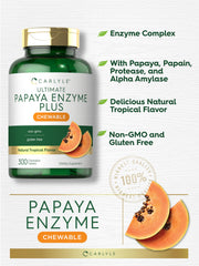 Carlyle Papaya Enzyme ingredients include papain and protease enzymes