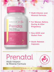 Carlyle Prenatal: cápsulas fáciles de tragar