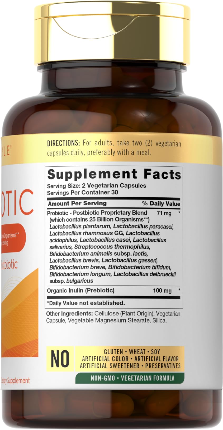 Carlyle vegetarian capsules highlight clean, high-quality wellness.