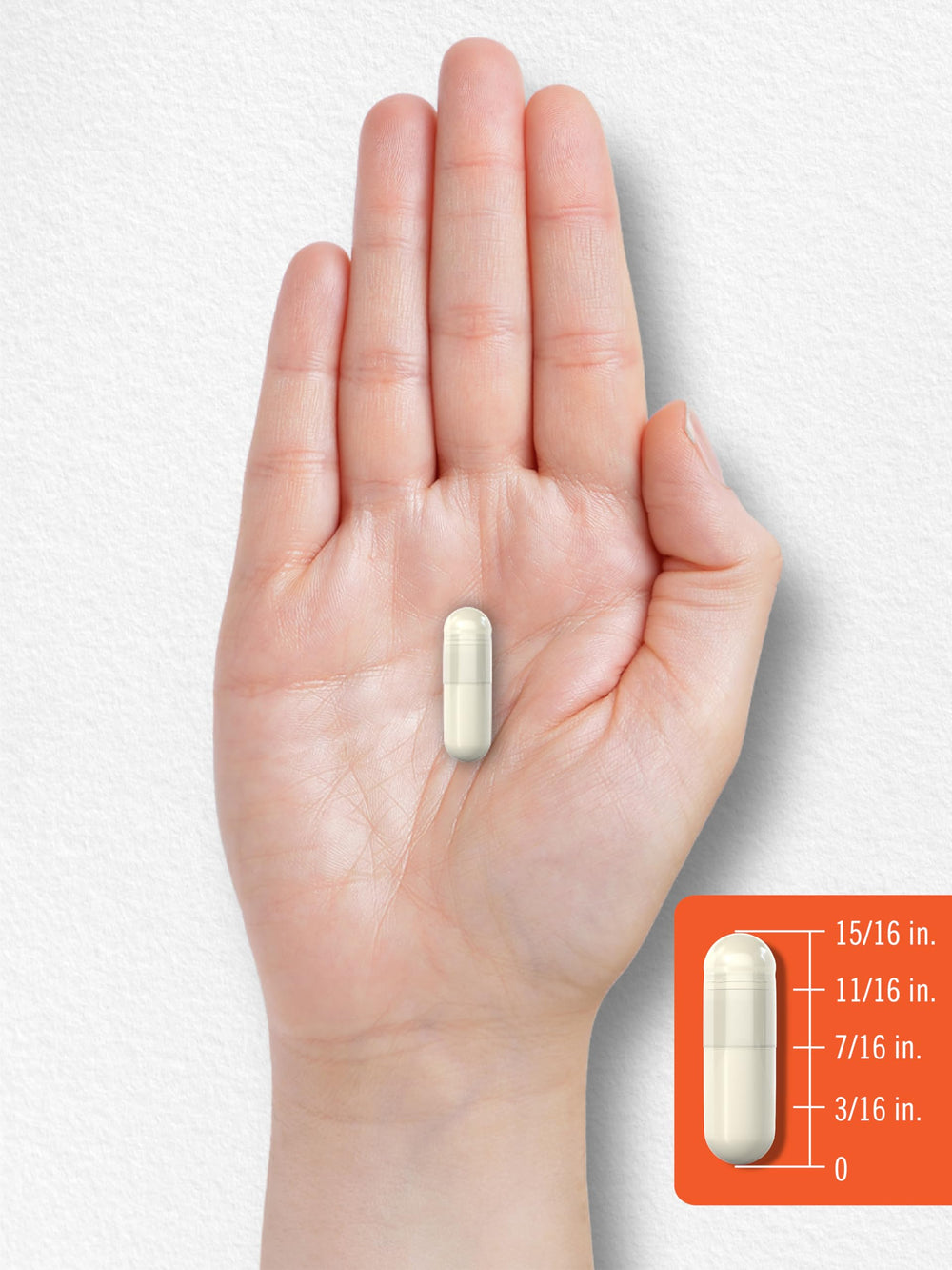60 capsules inside a sturdy bottle designed for daily use.