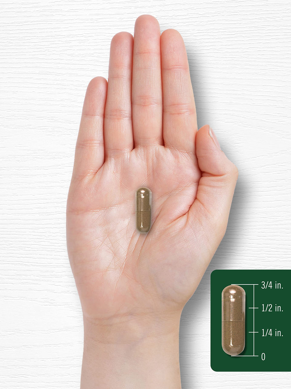Capsules with water beside a healthy lifestyle setup suggest simple integration into routines.
