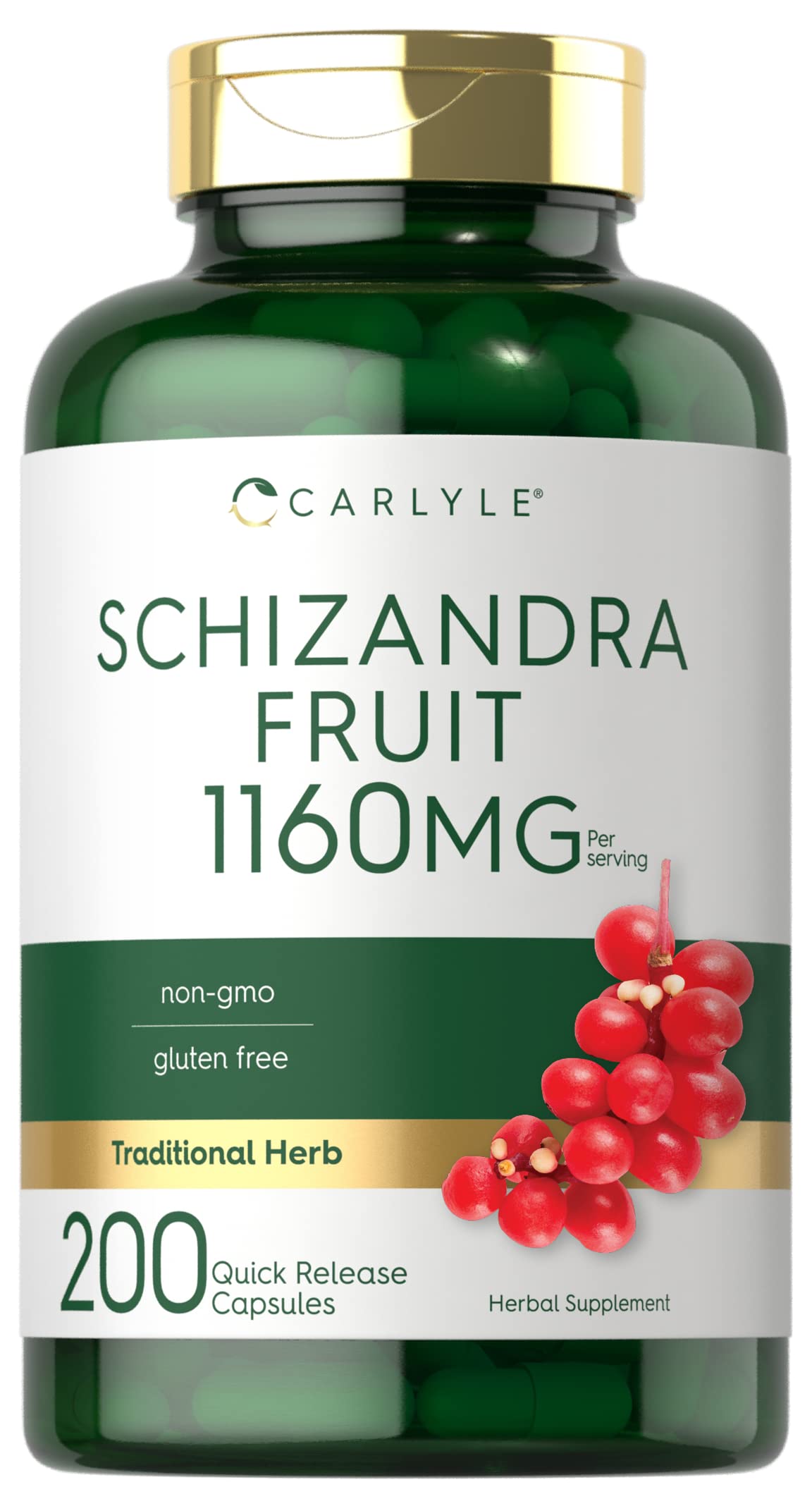 Carlyle Schisandra 1160 mg bottle for daily wellness