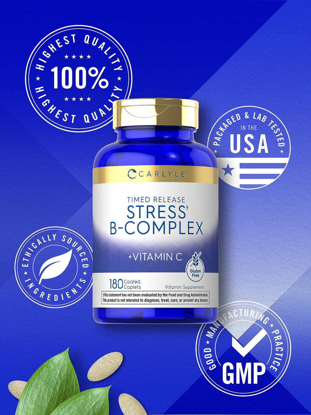 Carlyle Stress B-Complex pouring capsules for daily routine