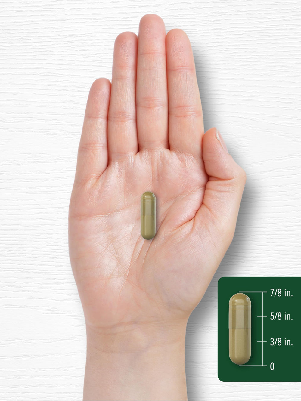Carlyle Super Greens daily-use scene with capsule intake.