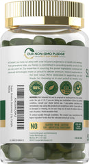 Close-up of Carlyle Supergreens Gummies Apple flavor; tasty greens for daily use