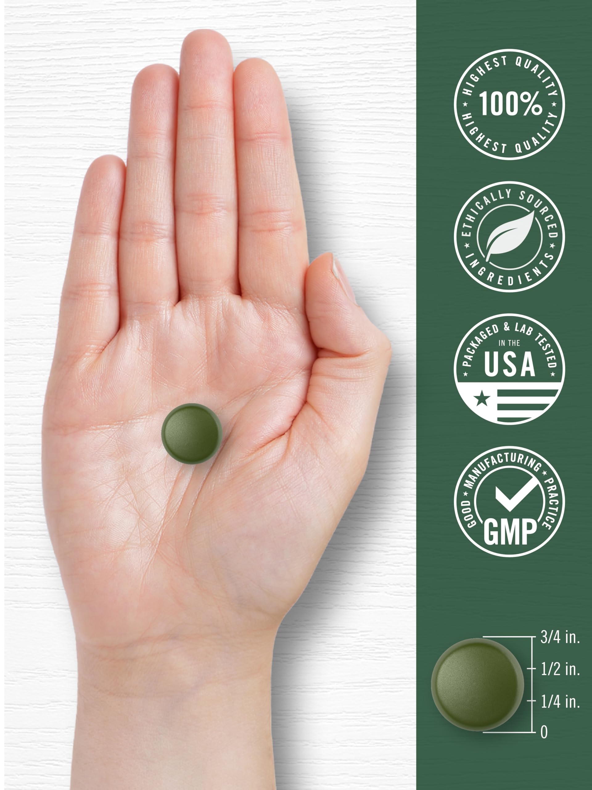 Carlyle Supergreens Gummies gluten-free formula in clear label