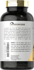 Carlyle Taurine 1000mg ingredients panel details premium amino acid profile