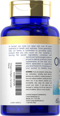 Carlyle Vegan Omega-3 softgel pack highlights a 60-count bottle for daily plant-based nutrition.