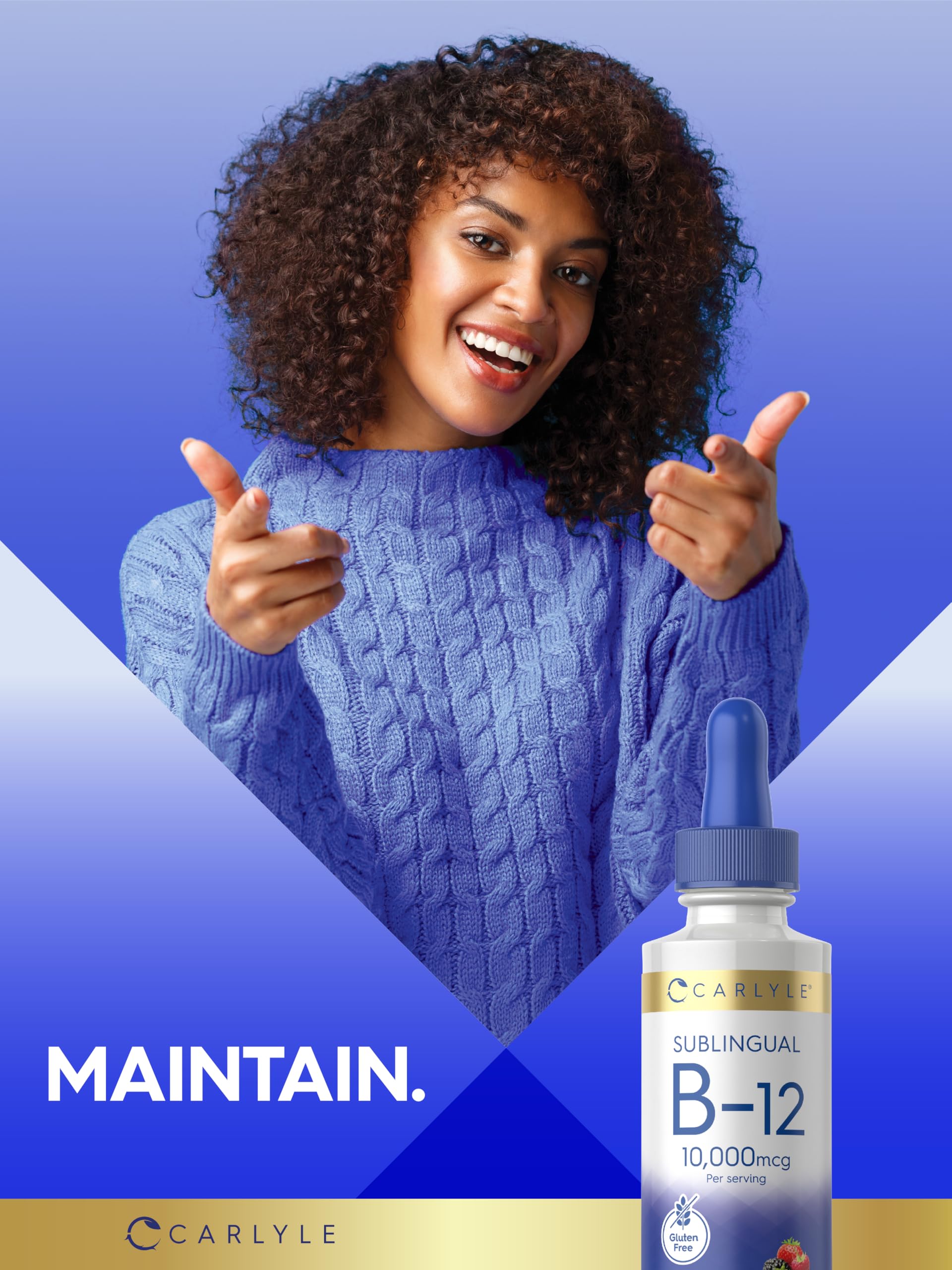 Carlyle B12 drops on kitchen counter ready for daily wellness routine