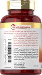 Carlyle Vitamin K2 D3 softgels being poured from bottle for daily use.