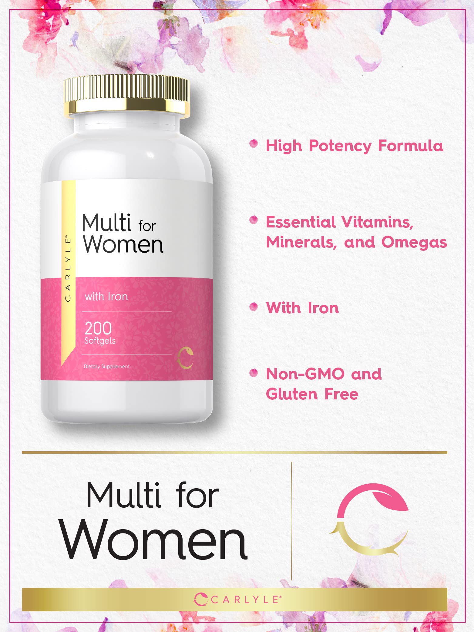 Pouring Carlyle softgels into hand for a simple daily ritual