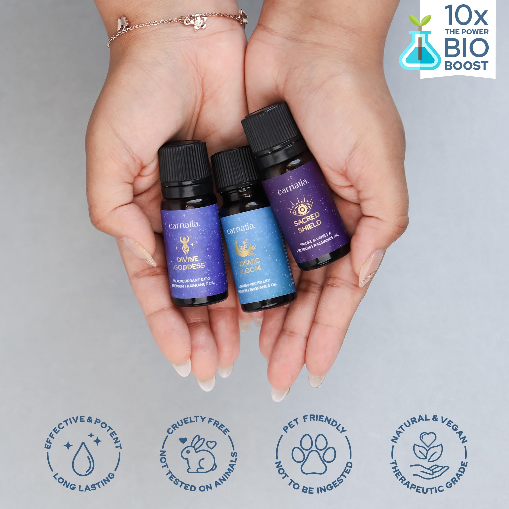 Carnatia Starry Spell diffuser mist creates a soothing atmosphere