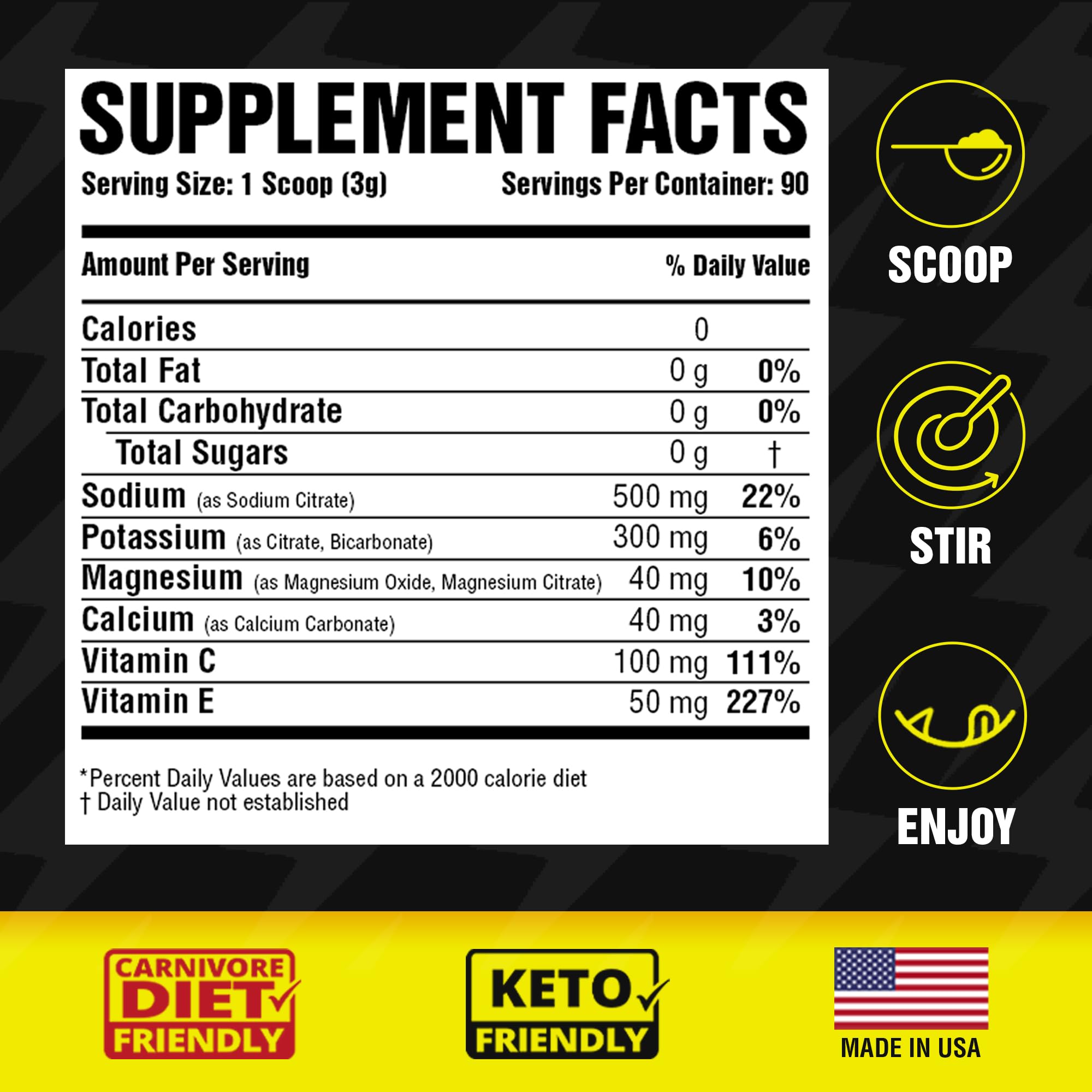 Dissolving Carnivore Electrolytes in water to balance electrolytes during workouts.