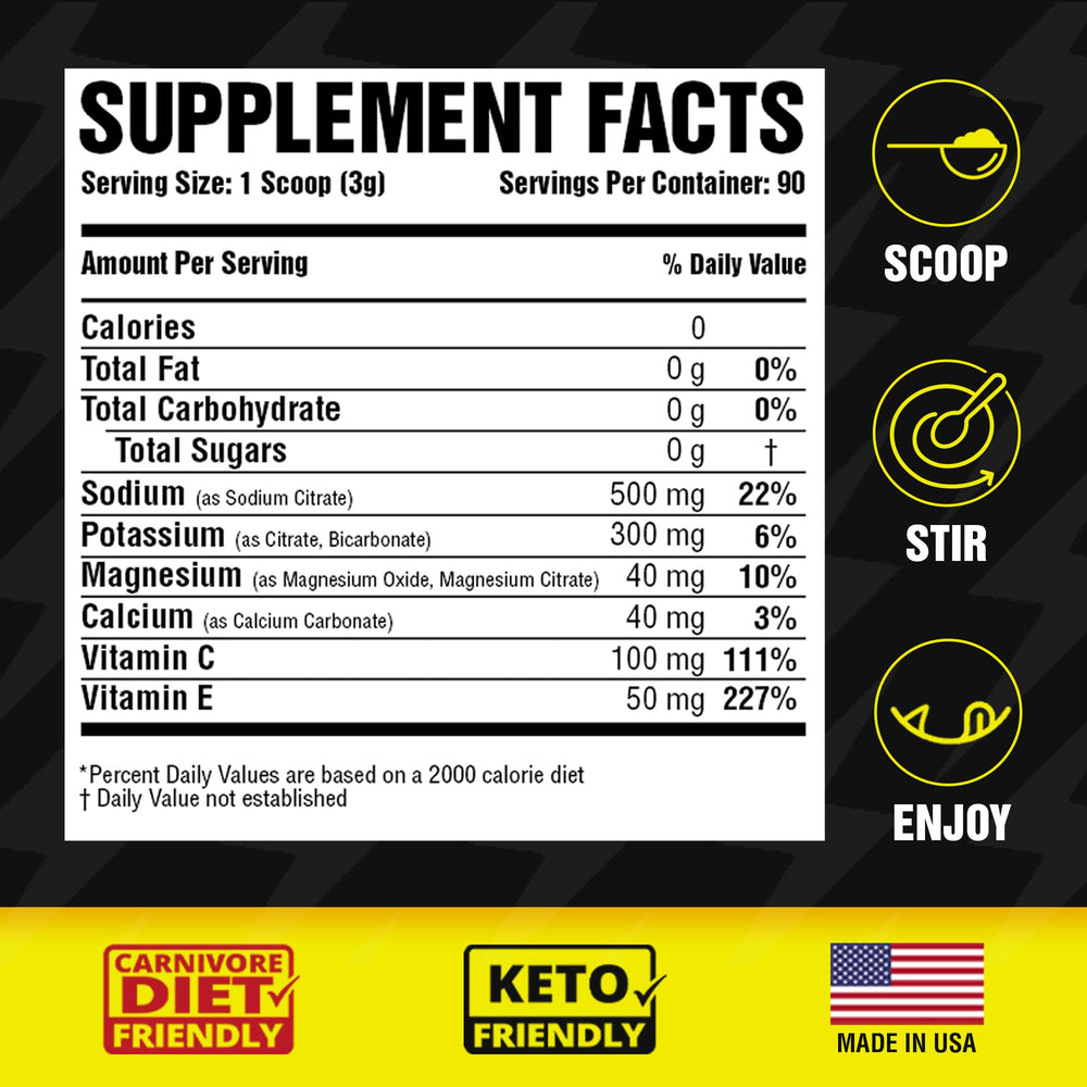 Dissolving Carnivore Electrolytes in water to balance electrolytes during workouts.