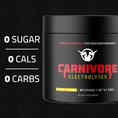 Carnivore Electrolytes powder dissolving in water during training enhances electrolyte balance.
