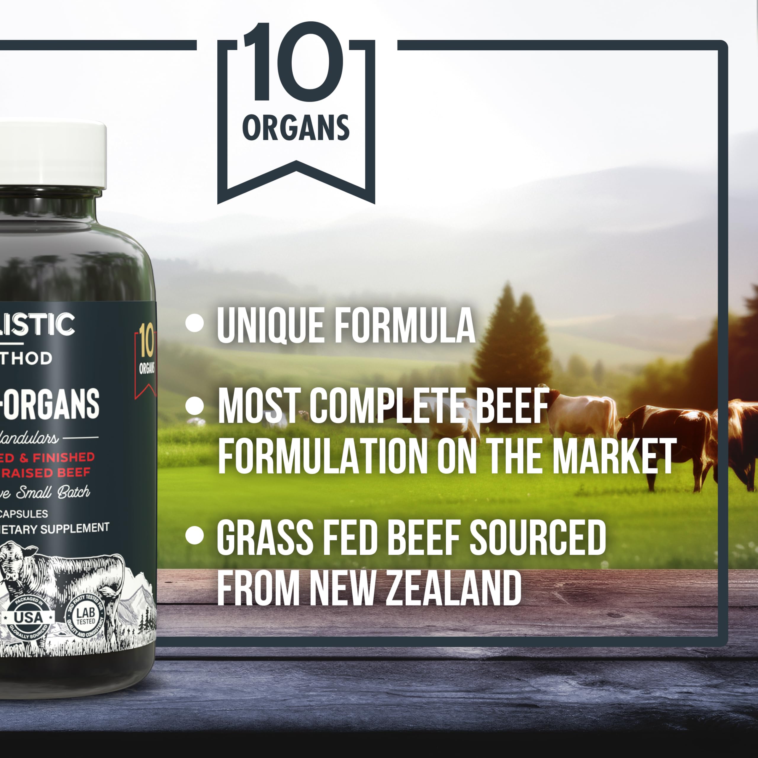 Carnivore Method thymus capsules showing thymus focus for immune-support potential.