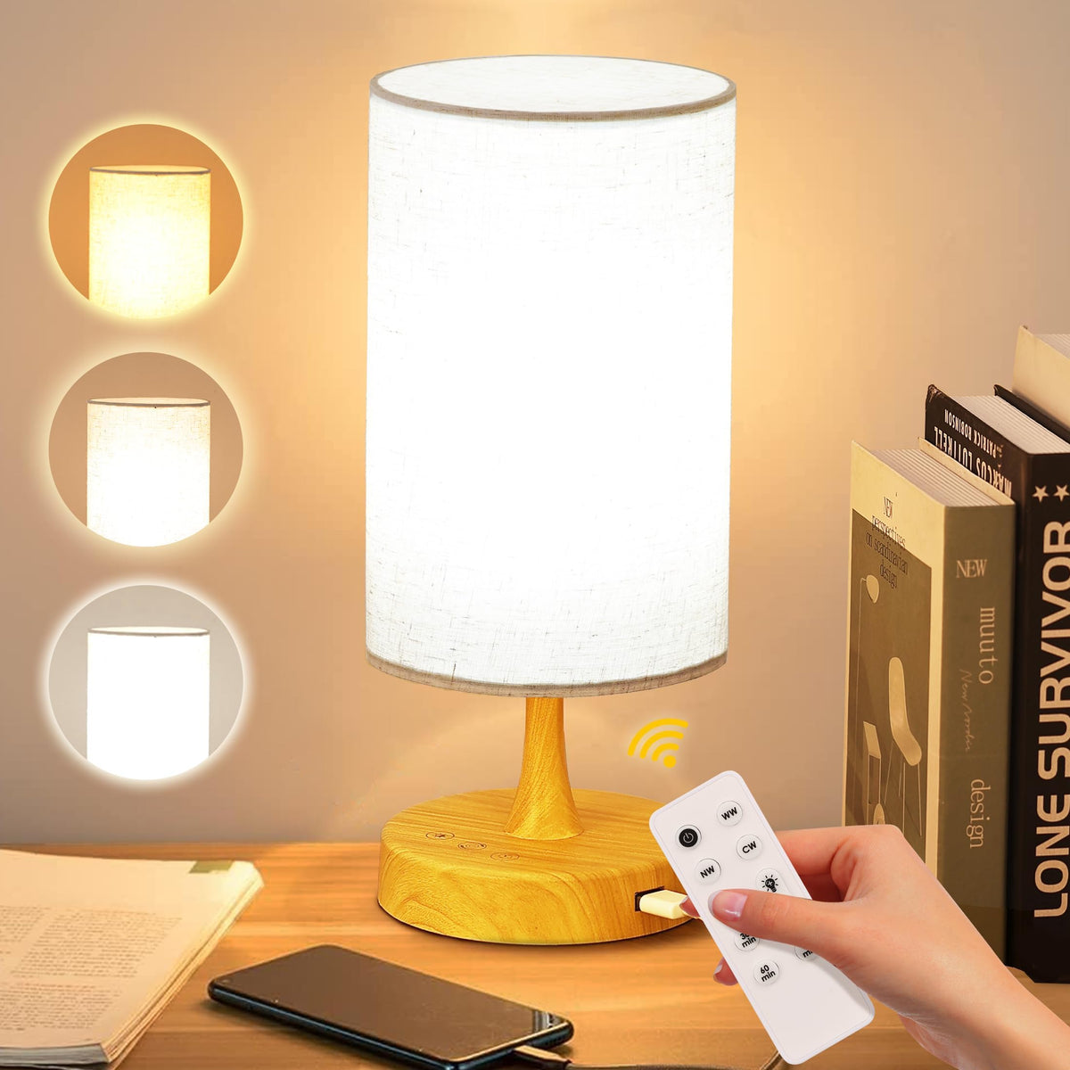 Caromolly light therapy lamp provides 10000 lux for home daylight-like brightness
