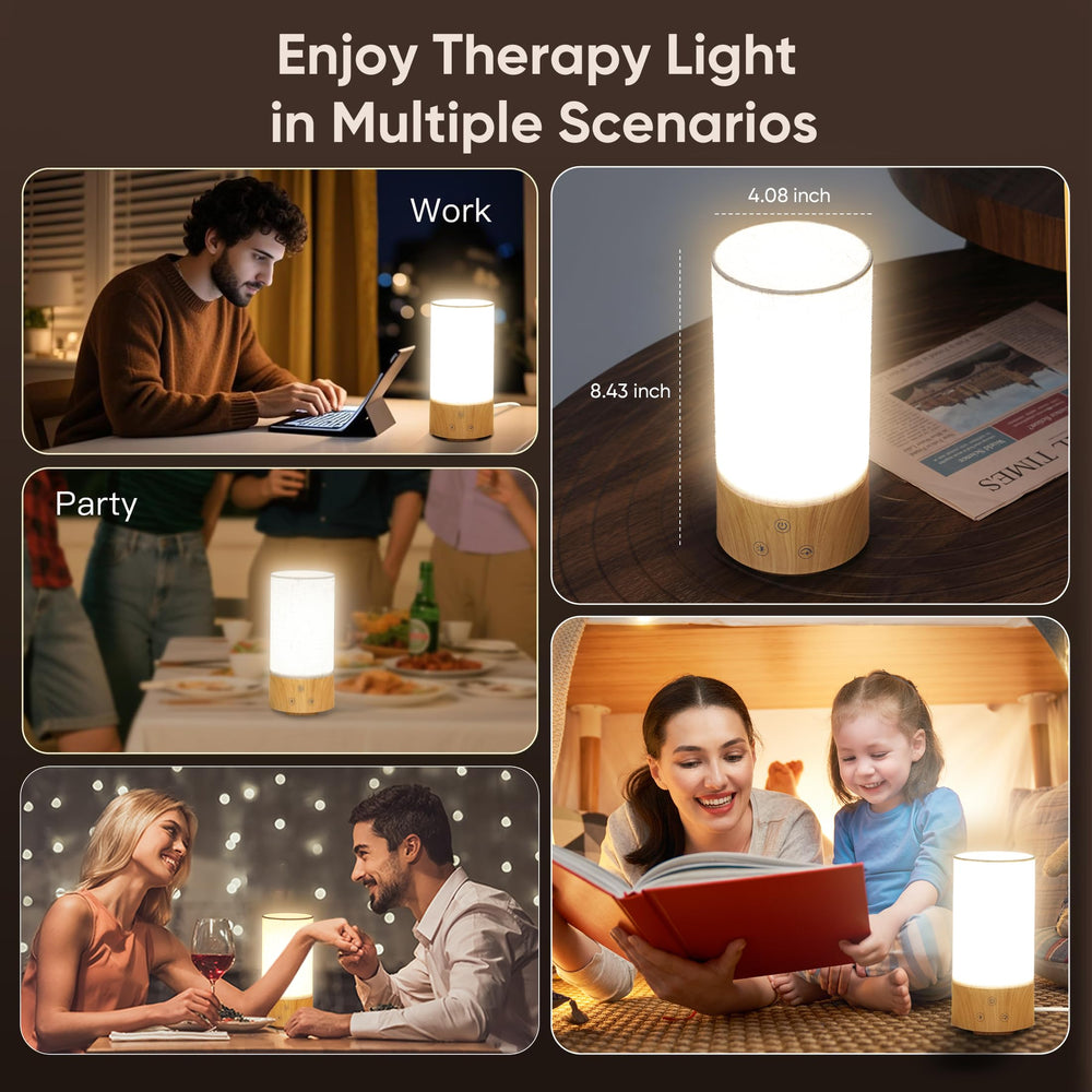 Caromolly lamp beside a laptop for desk-ready daylight options