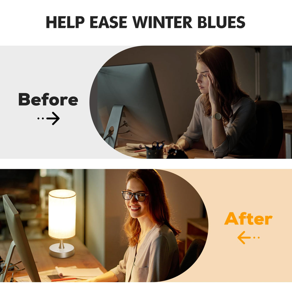 Caromolly three color temperatures for ambiance or focused work tasks