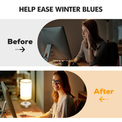 Caromolly three color temperatures for ambiance or focused work tasks