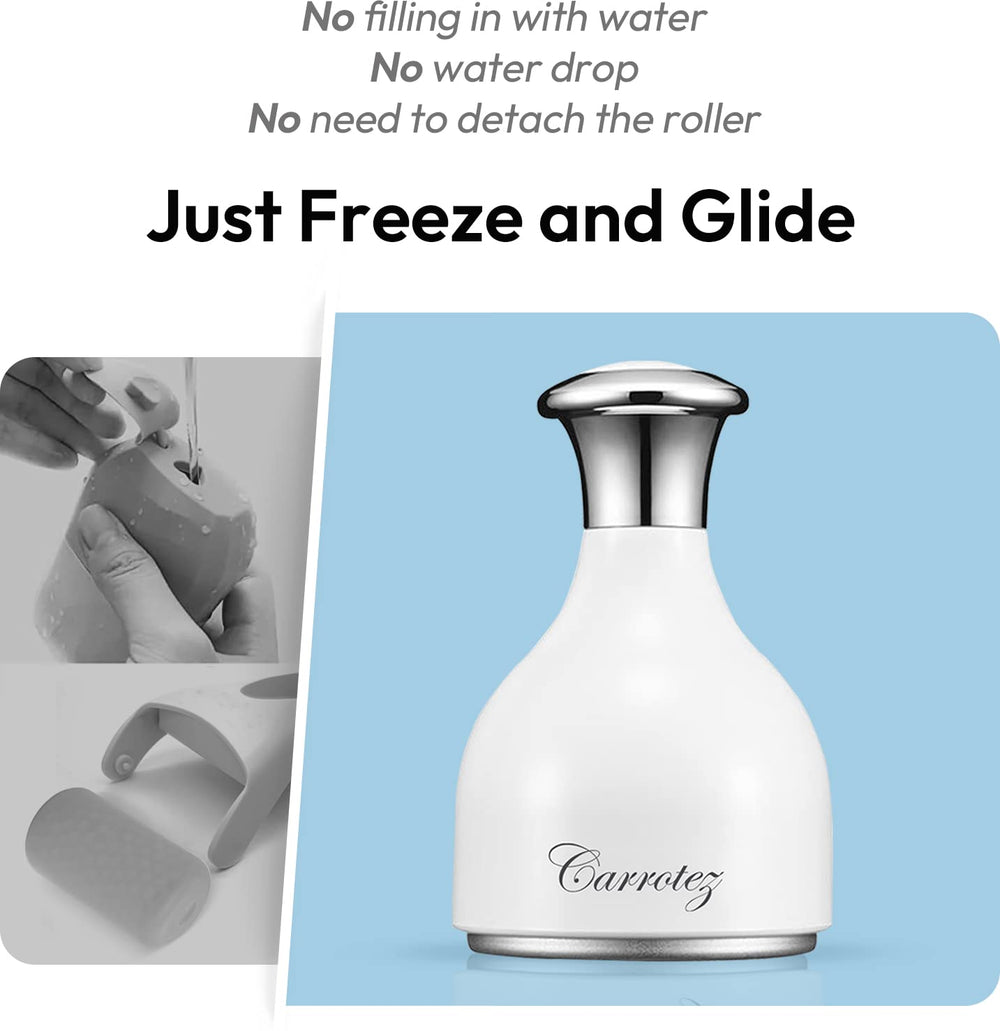 Carrotez ice roller at home use for daily skincare routine