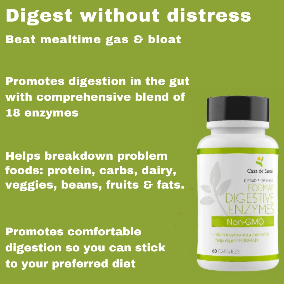 Casa de Sante packaging emphasizes plant-based enzyme blend for versatile meals.