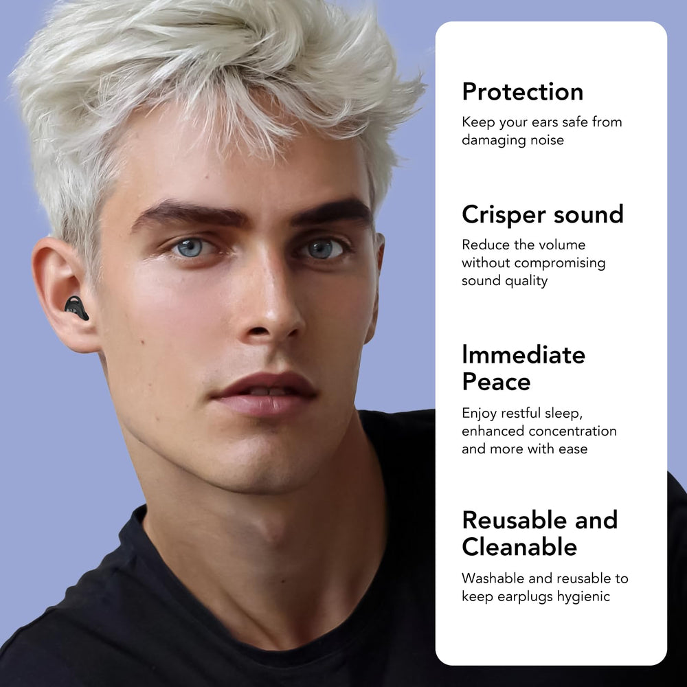CASCHO eight-size ergonomic design demonstrating snug fit for many ears