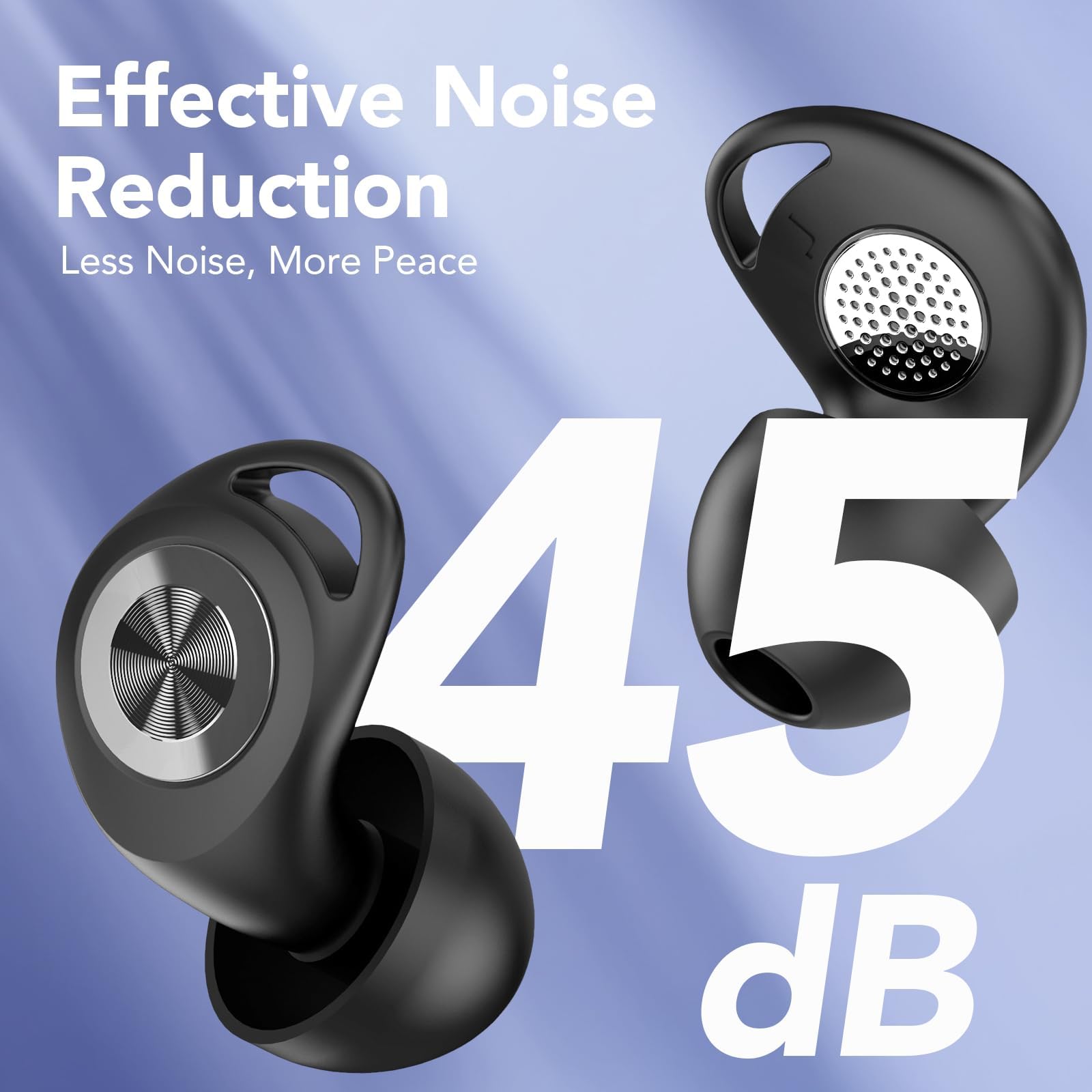 CASCHO silicone earplugs material highlighting gentle, irritation-free wear
