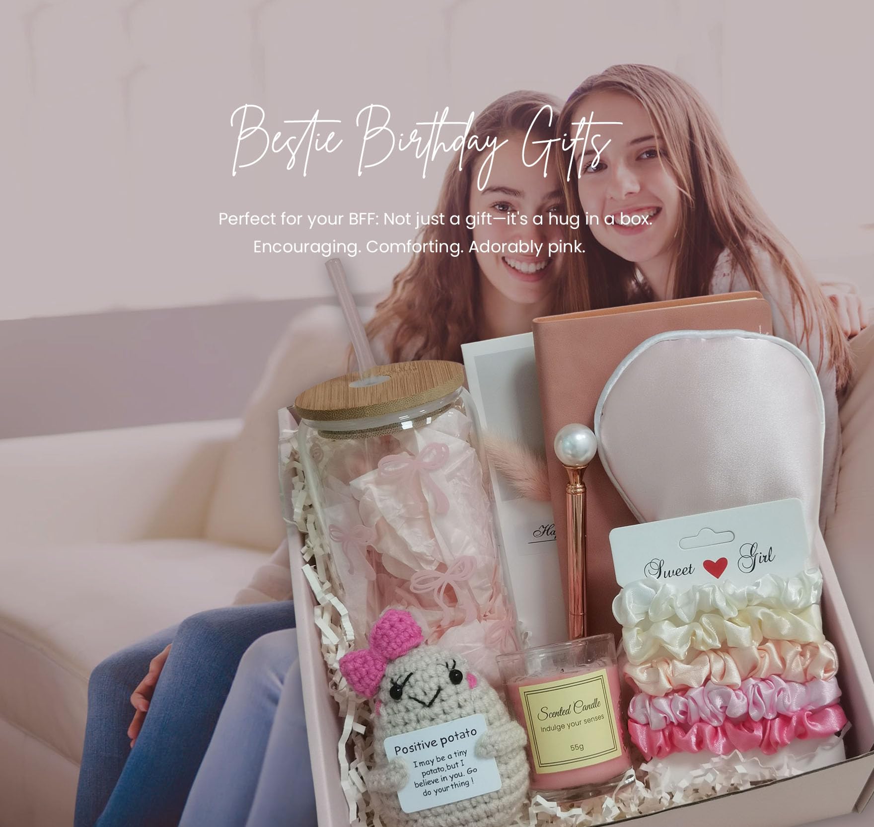Castateo soft scrunchies for gentle on-the-go styling
