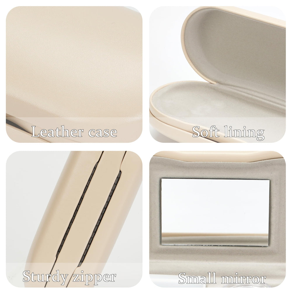 Cauyuan contact lens box inside compartment, organized for daily routines.