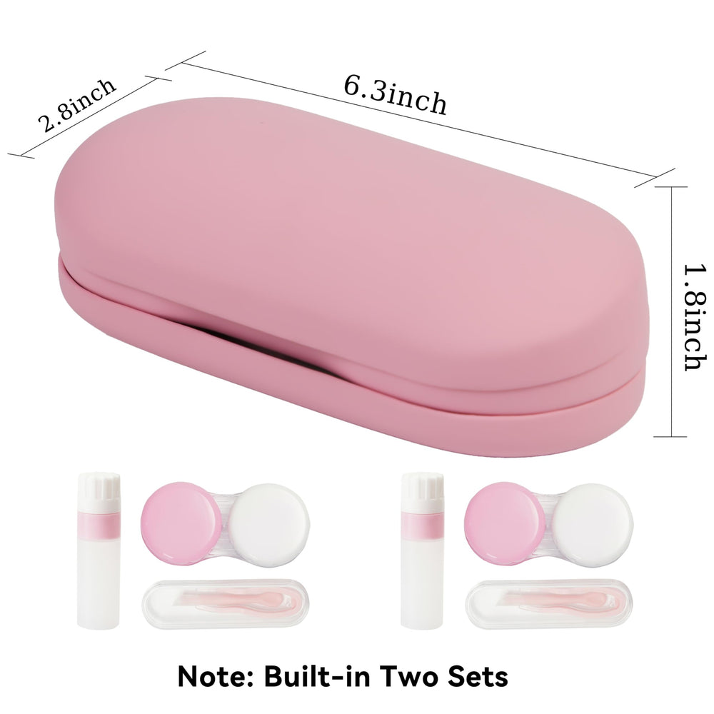 Cauyuan durable-material eyeglass-and-lens case shields lenses from scratches while traveling