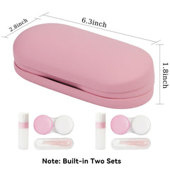 Cauyuan durable-material eyeglass-and-lens case shields lenses from scratches while traveling