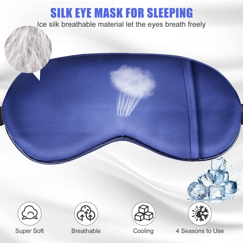 Antifaz de gel caliente Cavoilu para confort nocturno