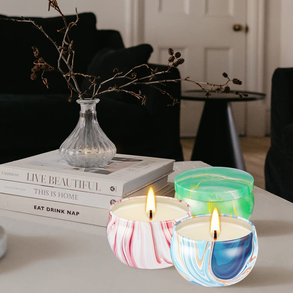 CBHTR burning candle ambience demonstrates long-lasting scent for relaxation.