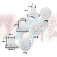 CBTONE clear heel stoppers designed for outdoor weddings and ceremonies.