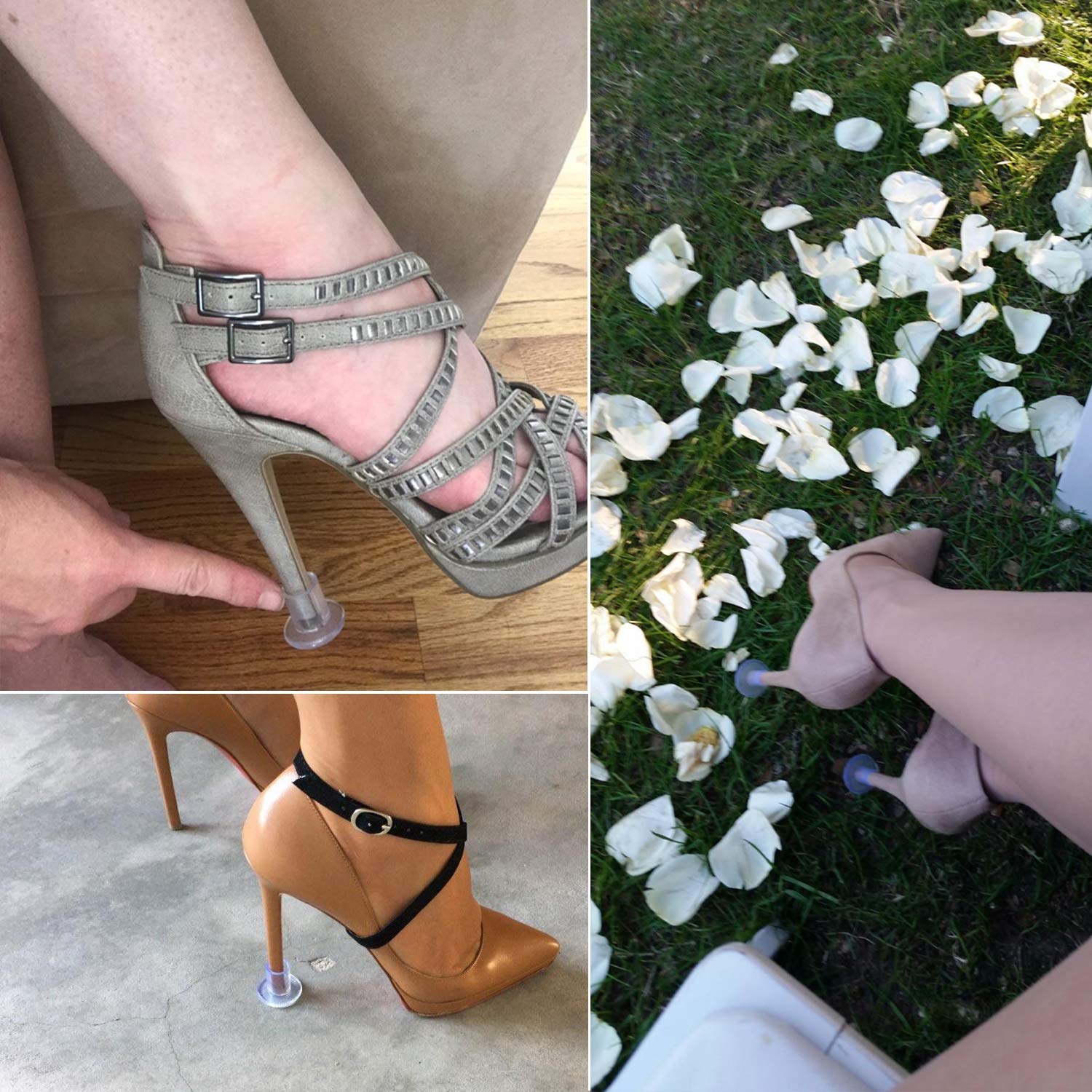 CBTONE three-size heel protectors demonstrate small, medium, and large options.