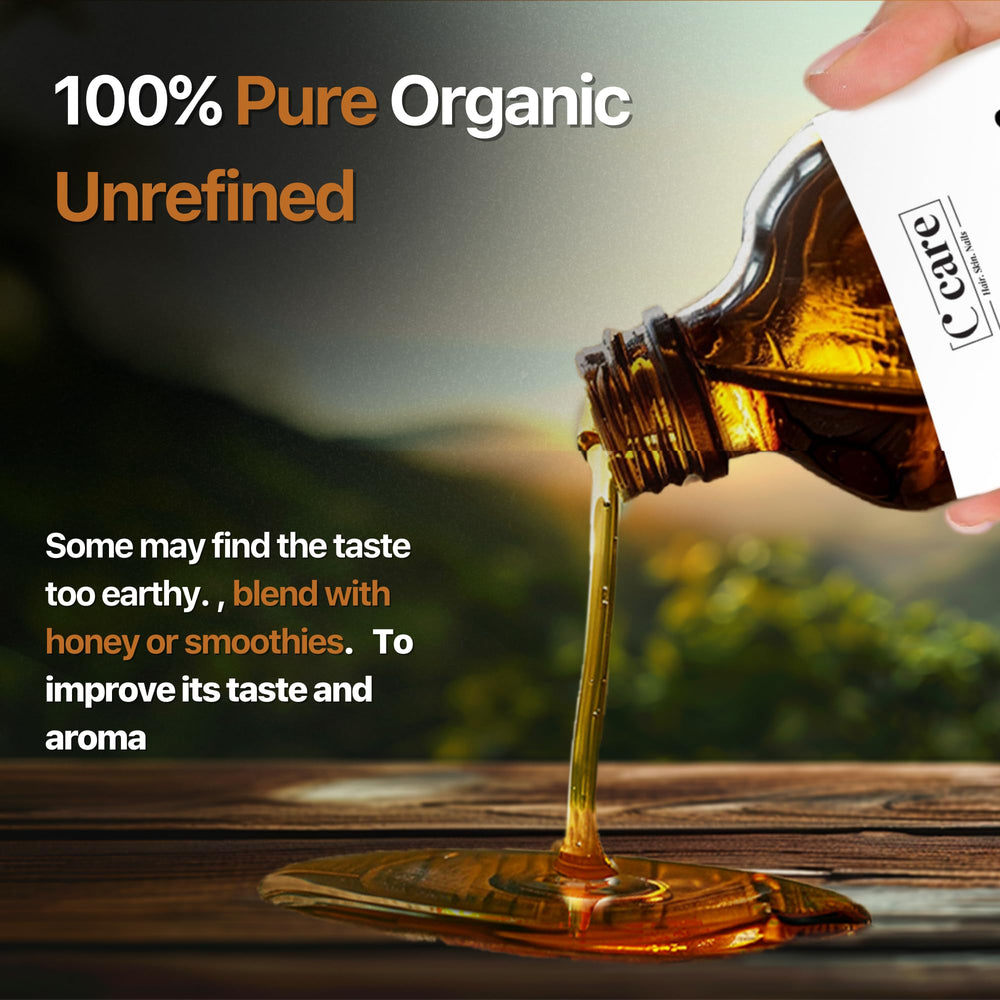 C CARE Black Seed Oil on a kitchen shelf supports a natural wellness routine.