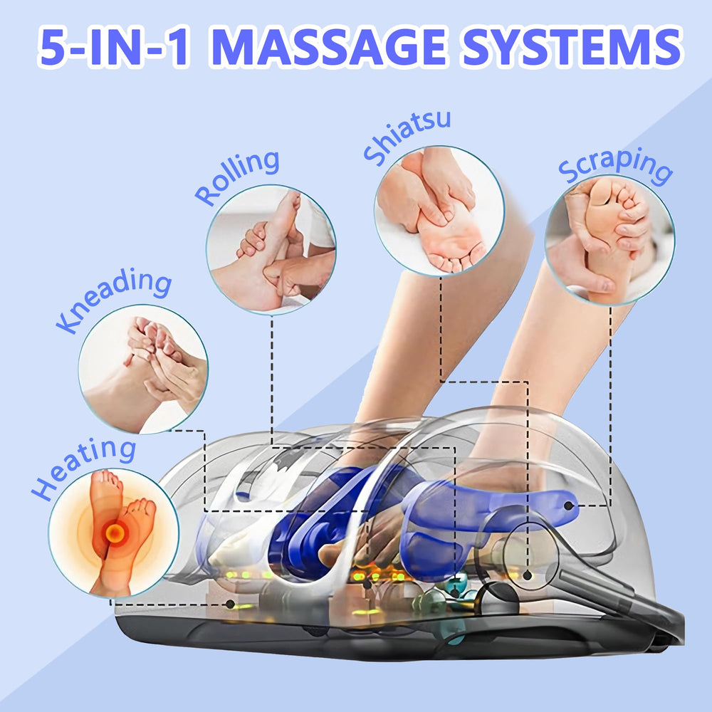 CCHYF Foot Massager with Thermotherapy delivers warming relief for tired feet.