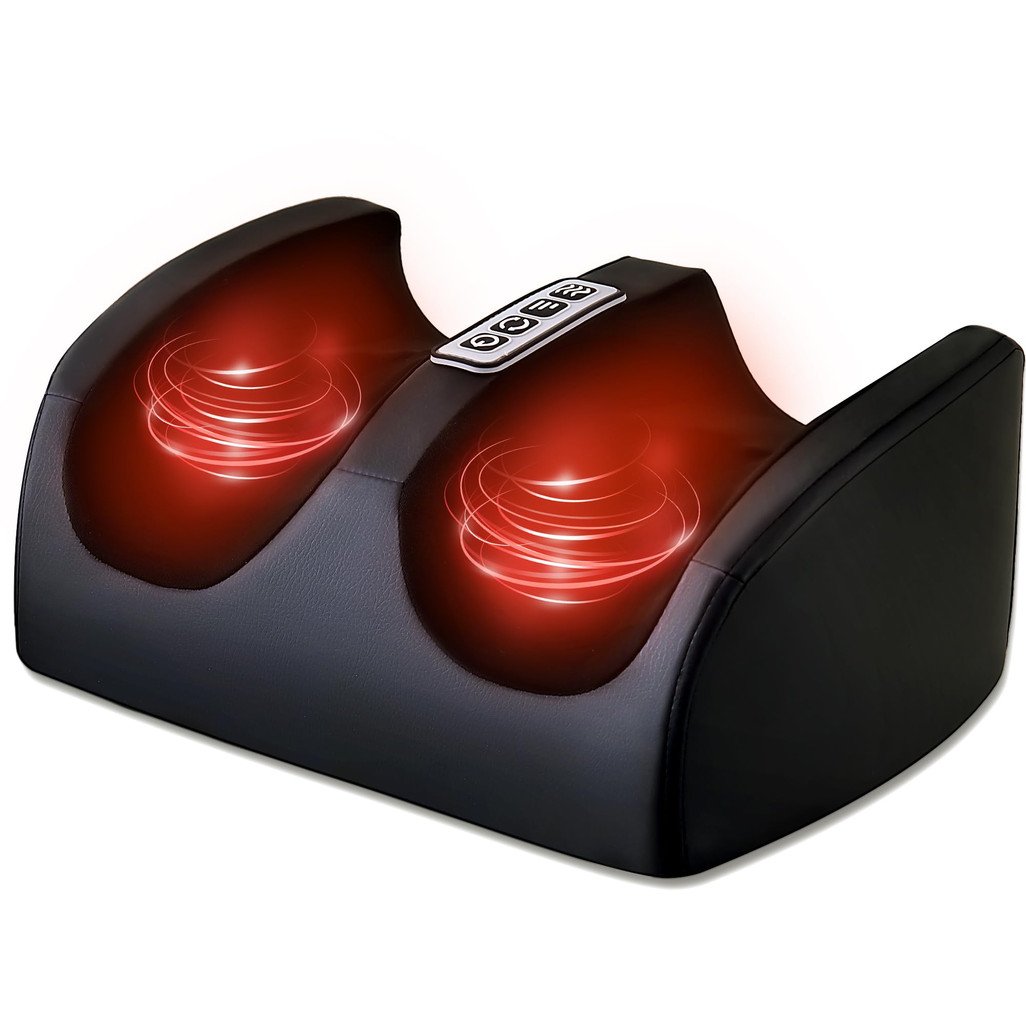 CCHYF foot massager with heat delivers a warming, relaxing massage for tired feet.