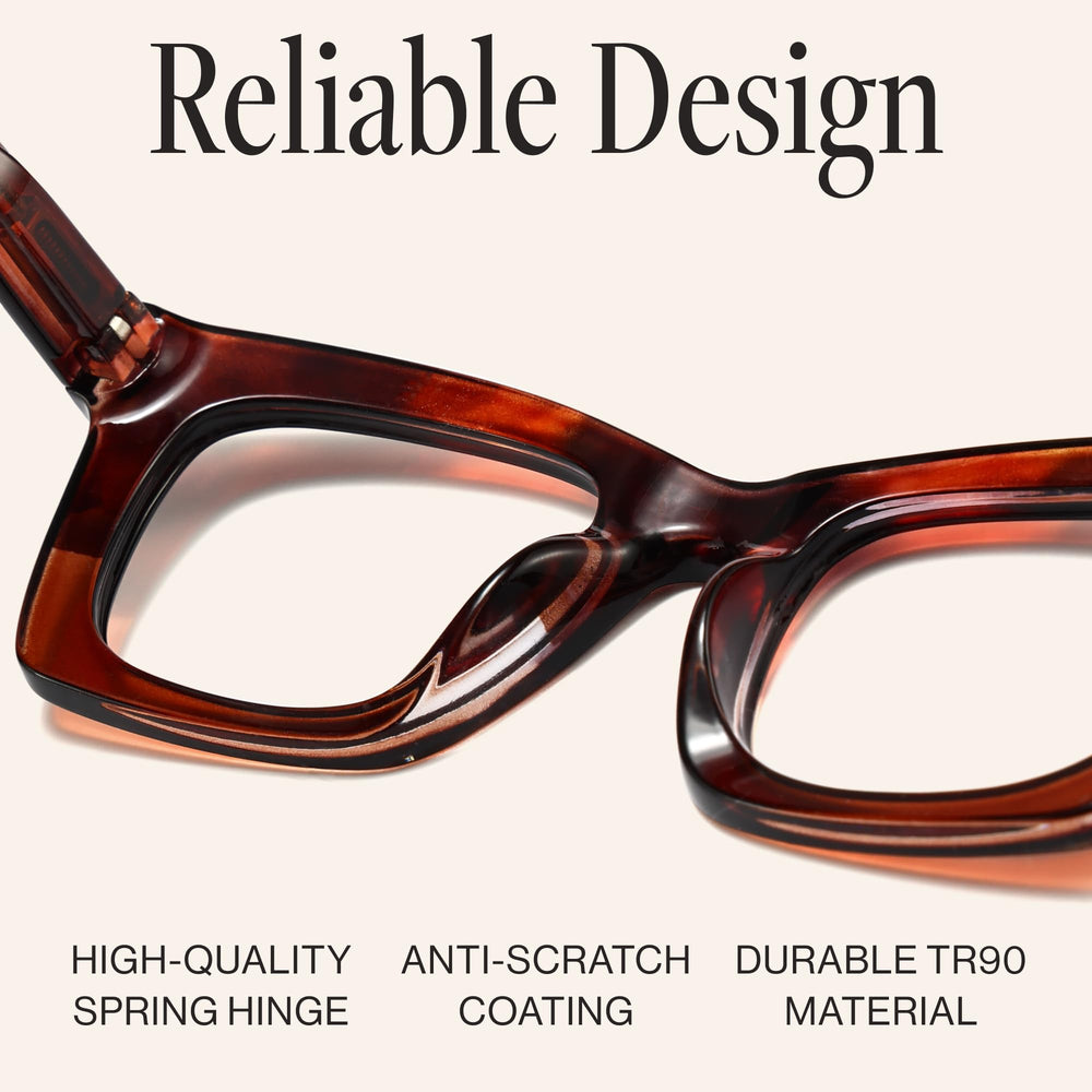 Gafas CCVOO 2.5 diseño elegante para mujeres que cuidan su apariencia.