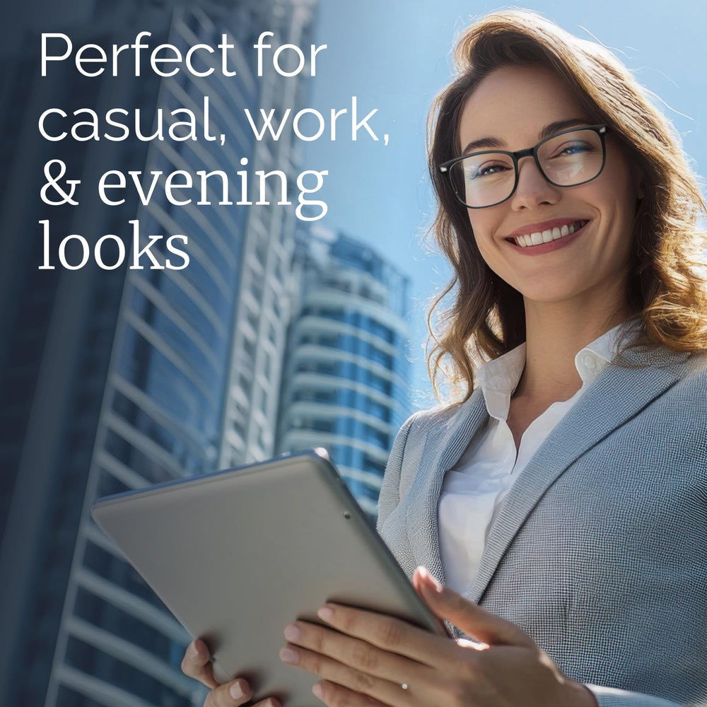 CCVOO anteojos lectura, bisagras-resorte para mayor comodidad