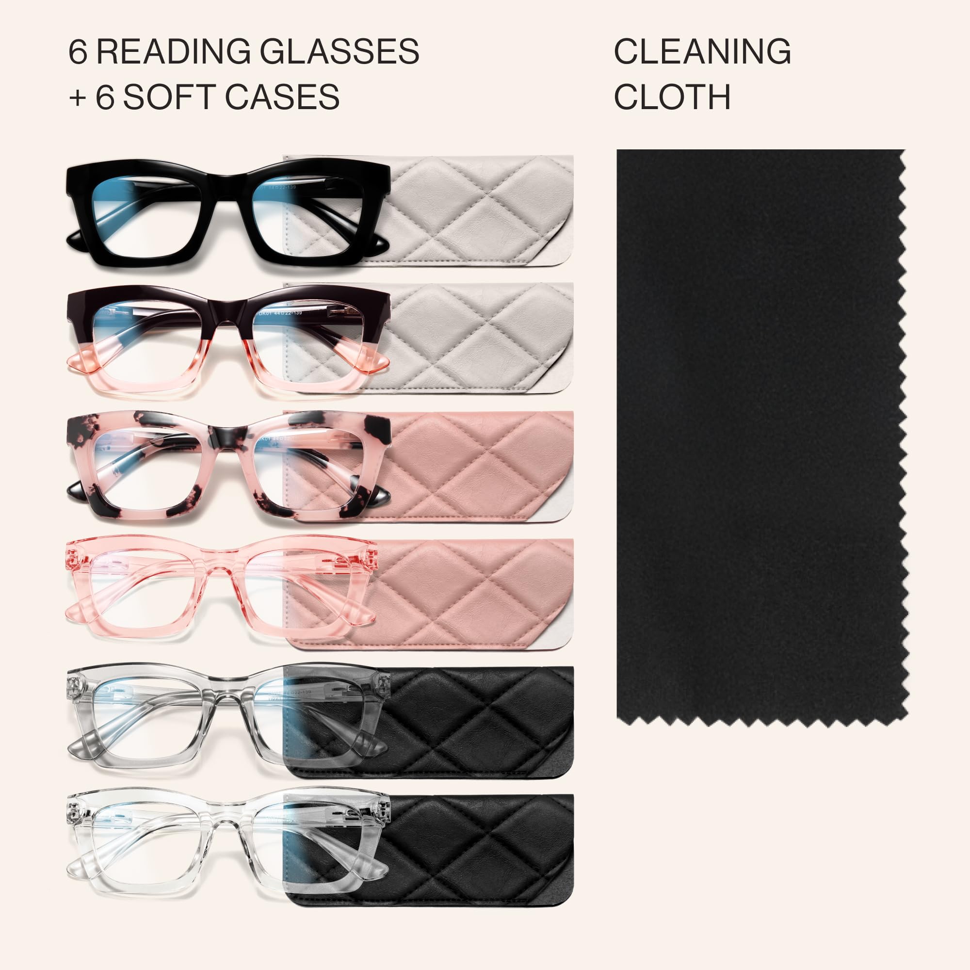 CCVOO anti-glare lenses enable clearer reading in bright rooms.