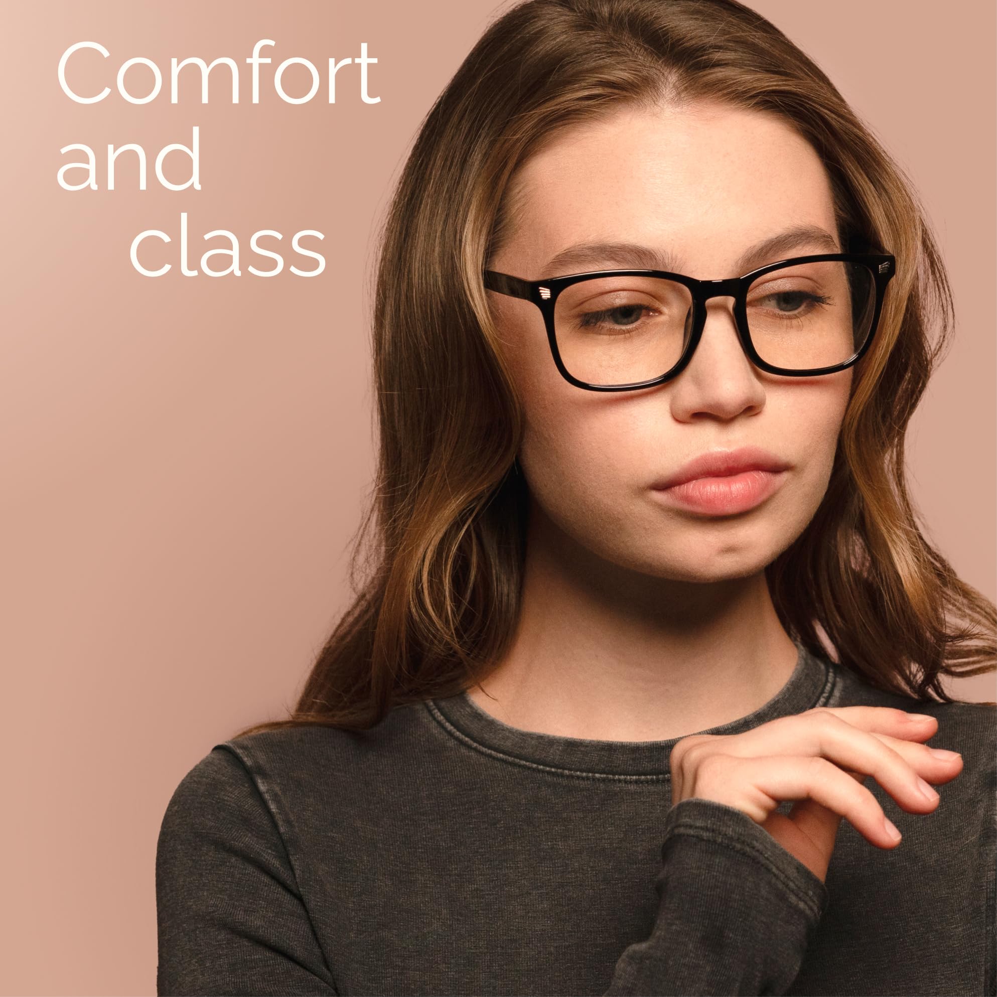 CCVOO reading glasses with diopters for close-up tasks