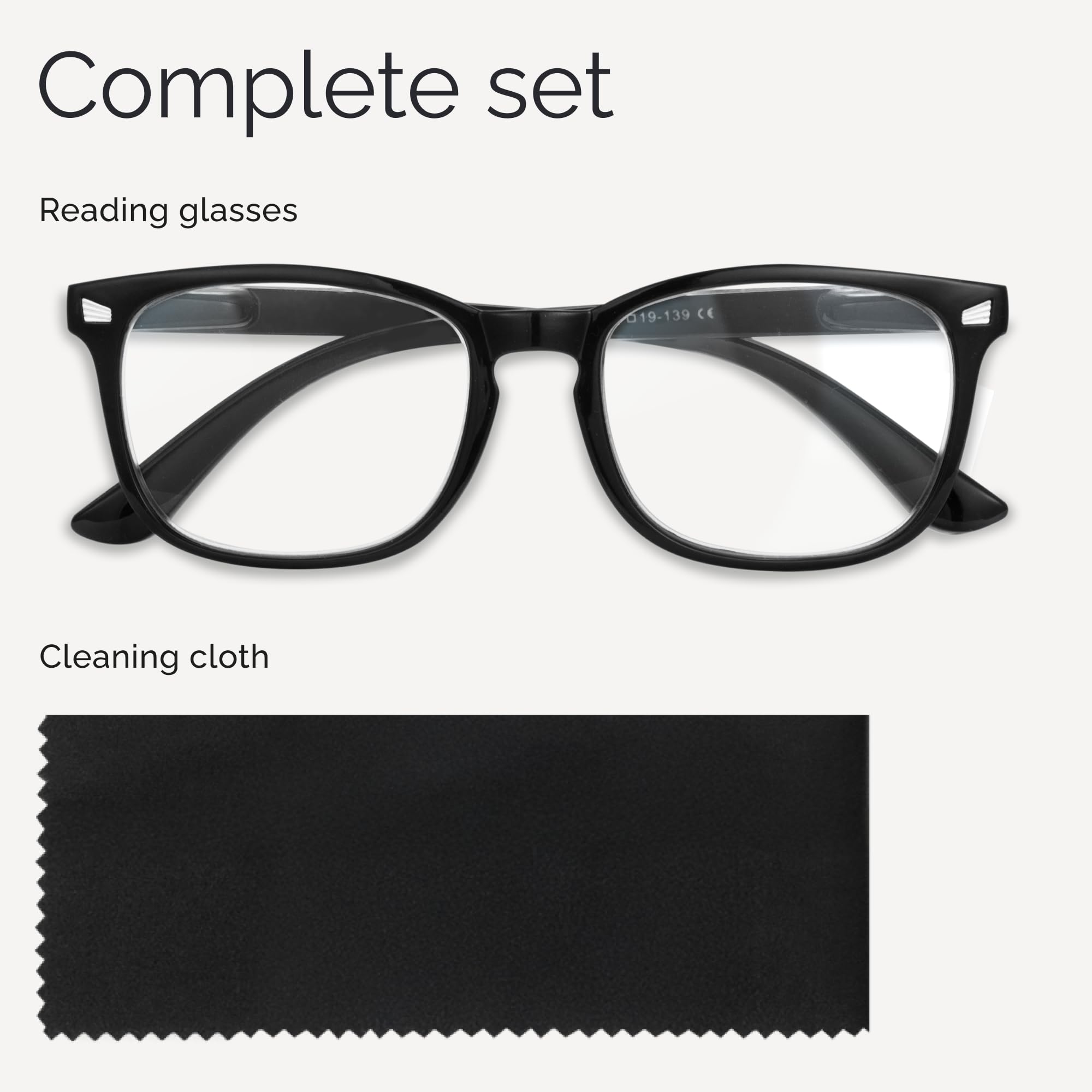 CCVOO estuche incluido para guardar las gafas de lectura.