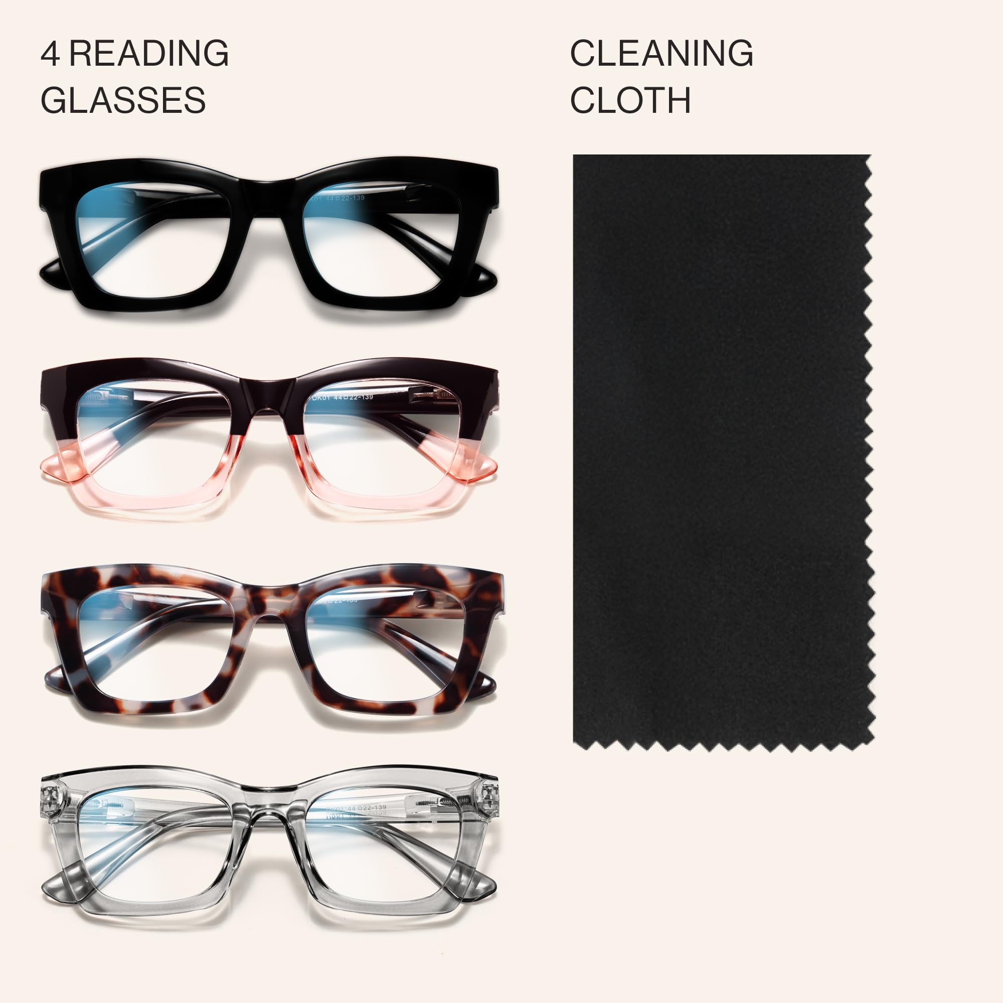 CCVOO frame color options shown on model
