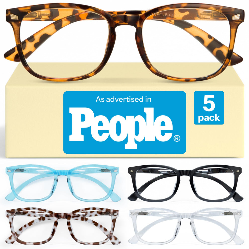CCVOO lentes lectura 225 azules, ideal para lectura cercana