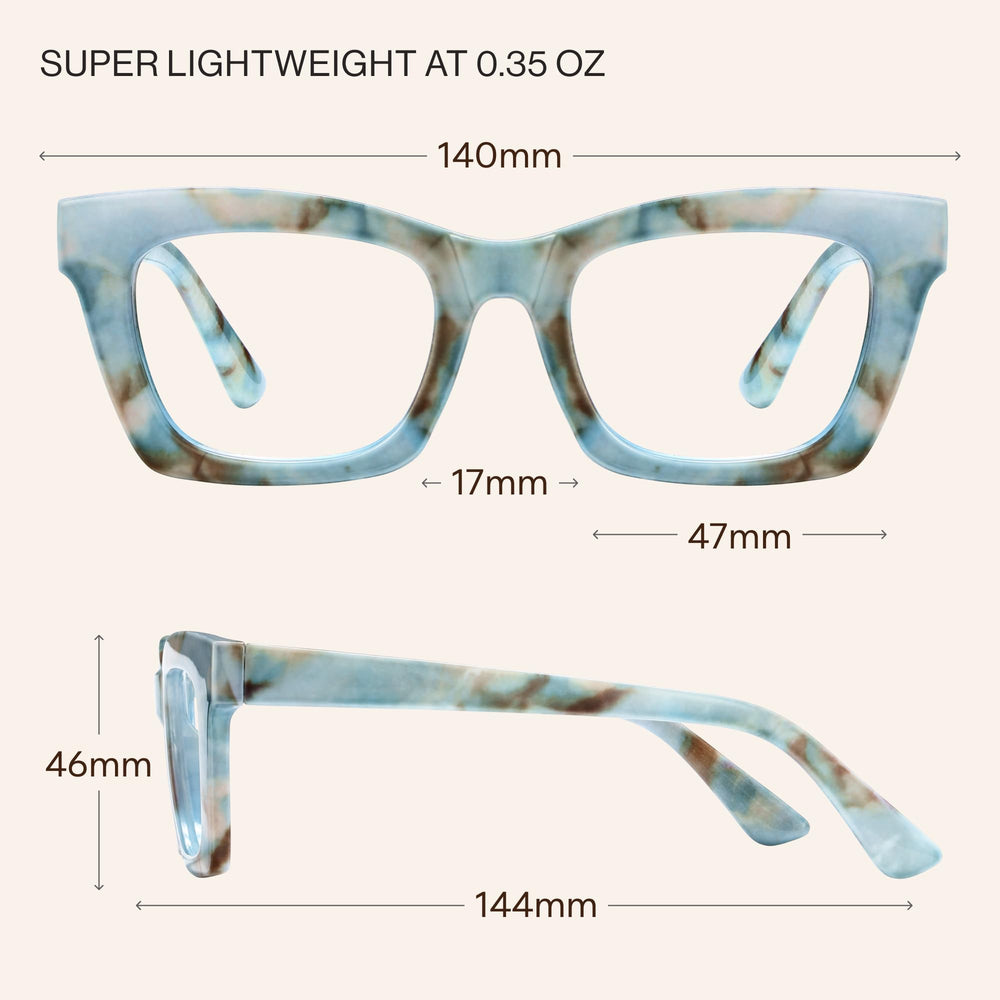 CCVOO lentes de lectura estilo moderno para mujeres